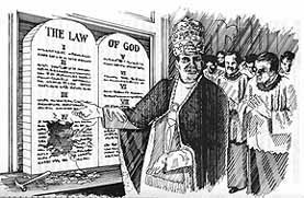 Das Papsttum änderte das Gesetz